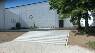 Treppe Christuskirche am 31.05.2025
